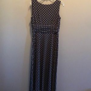 Jessica Howard Polka Dot Maxi Dress